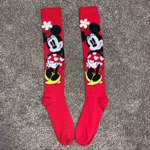 NWOT Minnie Mouse High Socks